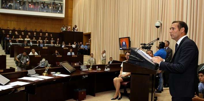 Gutiérrez inauguró el 45º período de sesiones ordinarias de la Legislatura