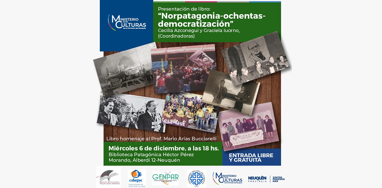 Presentación del libro Norpatagonia-ochentas-democratización - Neuquén Informa thumbnail